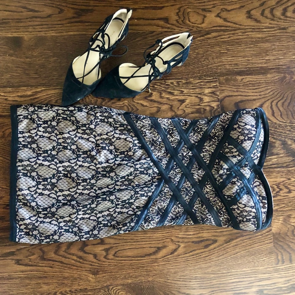 Windsor lace mini bodycon!